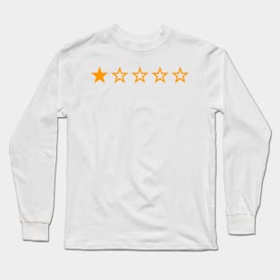 One Star Reviewed on the Internet Long Sleeve T-Shirt